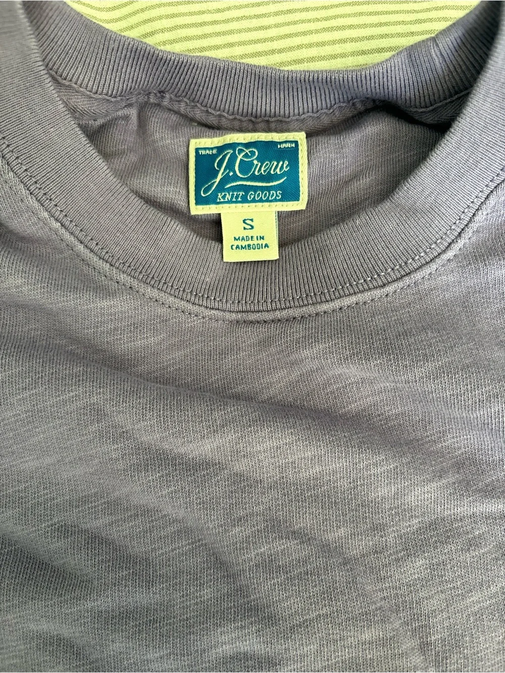 J. Crew Purple Crewneck Sweatshirt